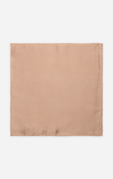 Champagne Silk Pocket Square